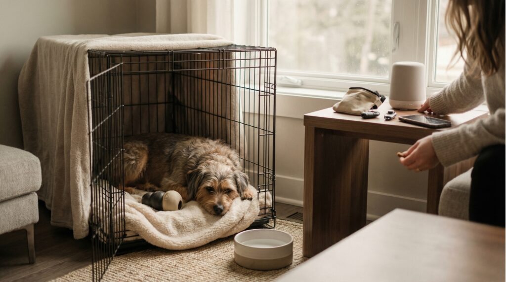 Crate Training a Dog With Separation Anxiety (Do It Safely)