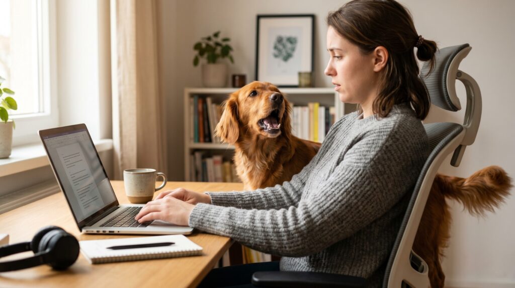 Why Your Dog Barks When You Sit Down
