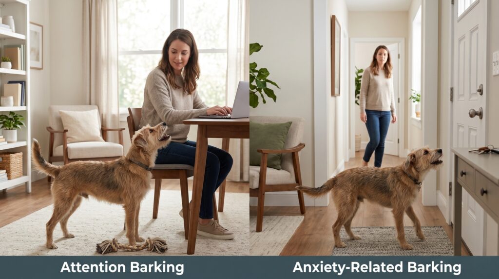 Attention Barking vs Anxiety-Related Barking
