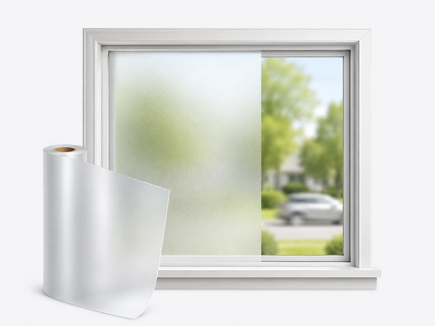 rabbitgoo Privacy Window Film for dog barking