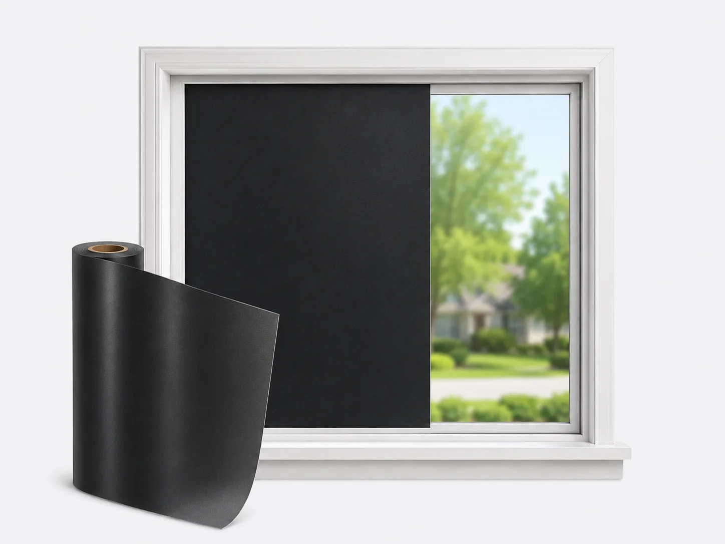 VELIMAX Blackout Window Film for dogs barking at shadows