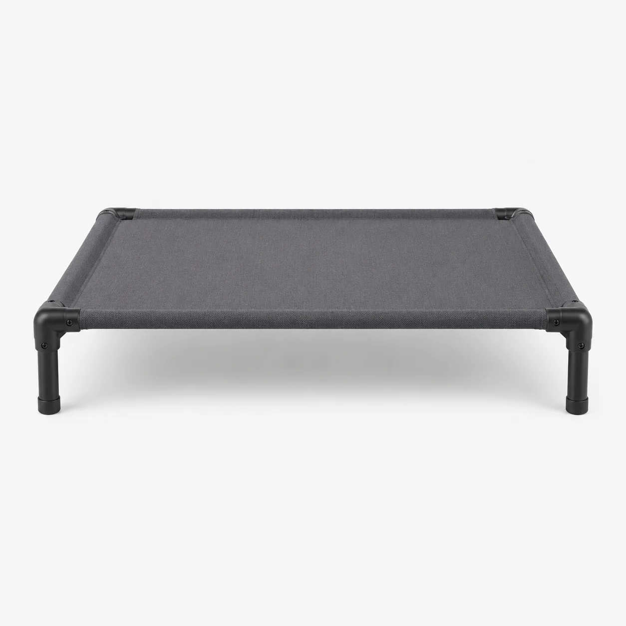 Elevated dog bed used as a fixed calm station
