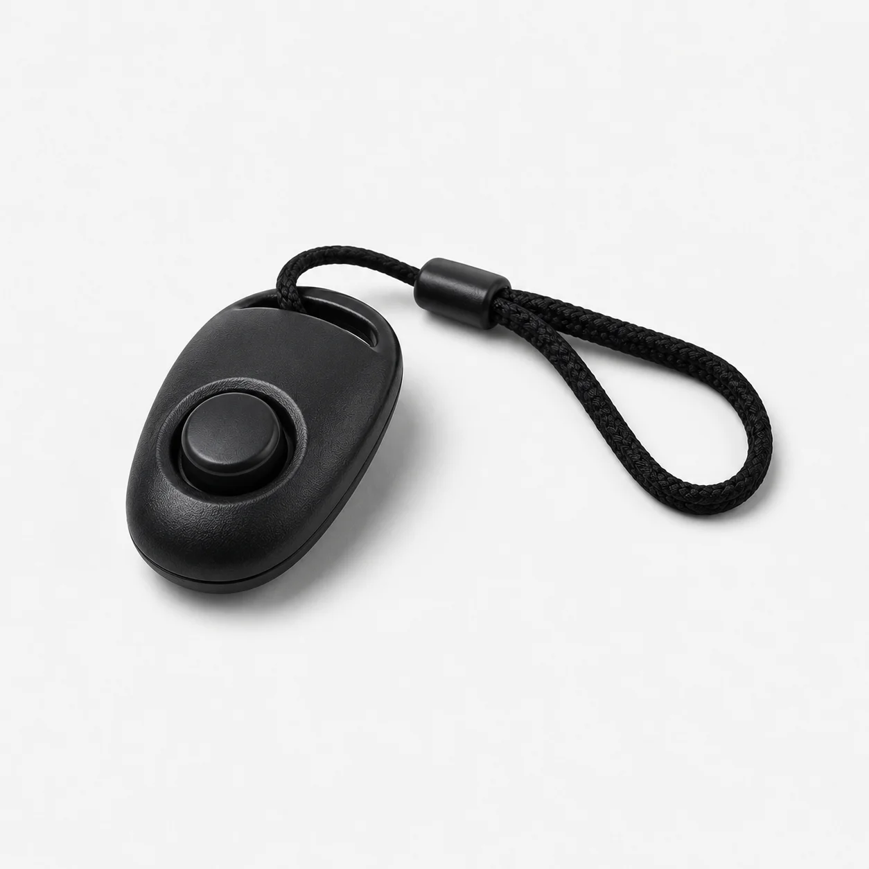 Dog training clicker for marking quiet settle behavior