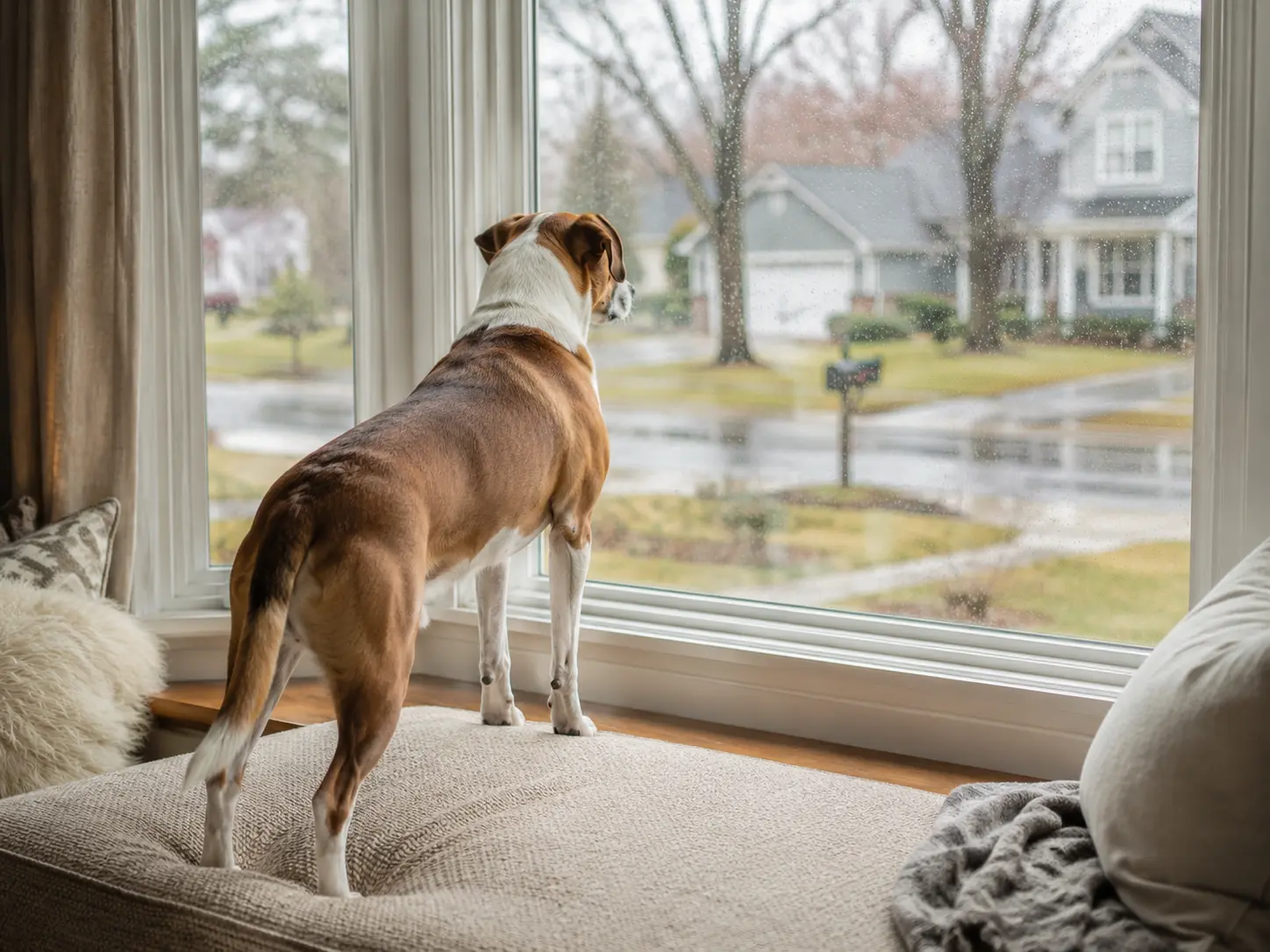 Door and Window Setup for Dog Separation Anxiety