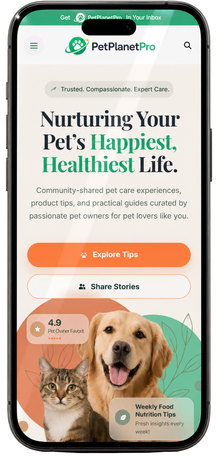 PetPlanetPro mobile preview