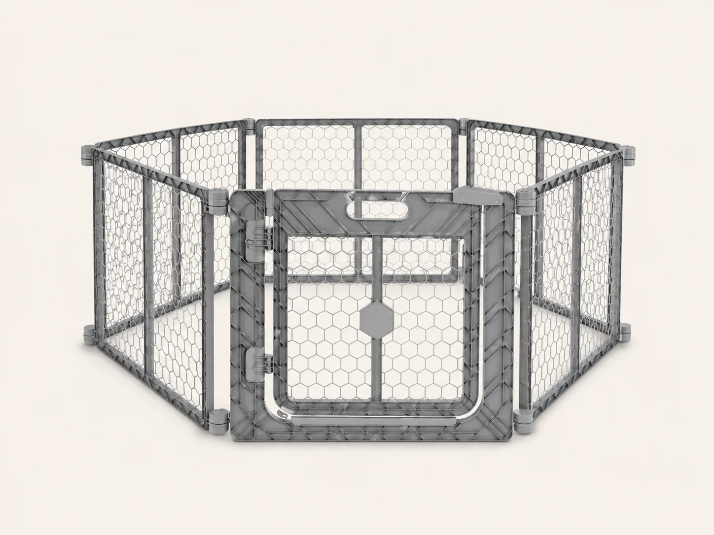 Regalo 2-in-1 gate configured across a wide home entrance