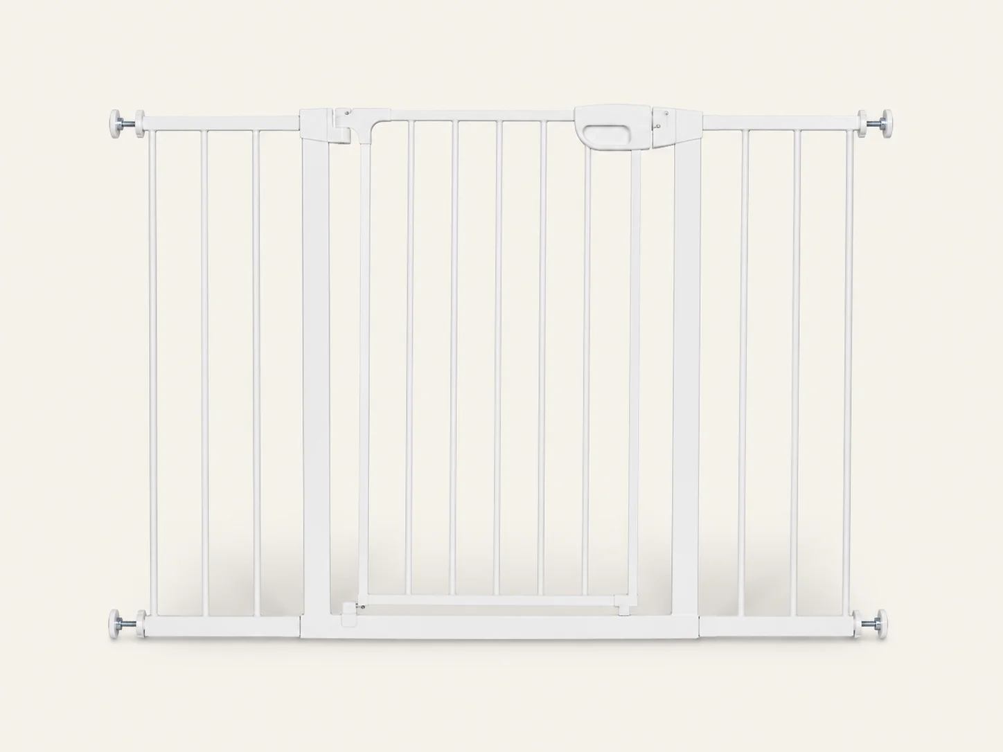 Regalo Easy Step safety gate installed in an interior doorway