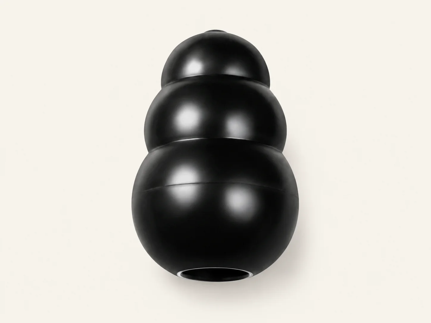 Black KONG Extreme rubber food toy shown on a plain background