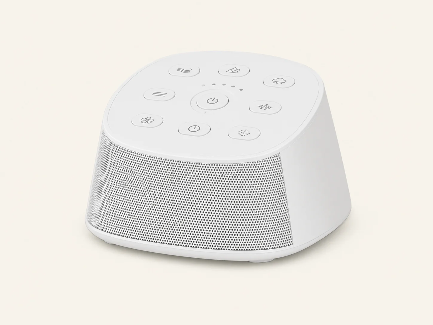 LectroFan EVO white noise machine on a table