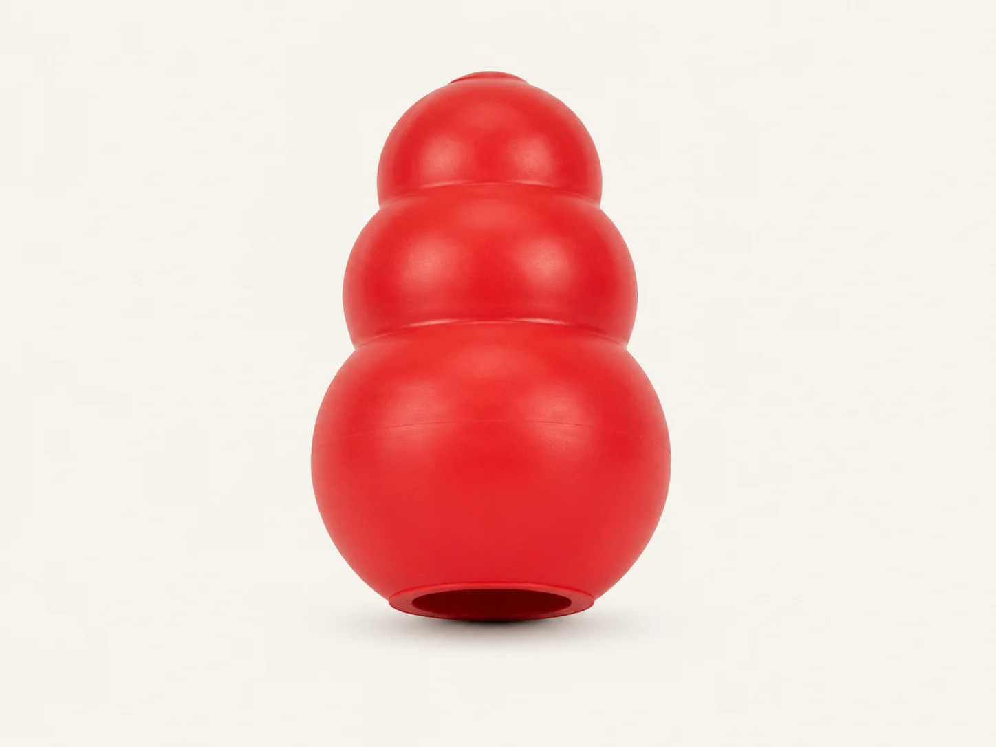 Red KONG Classic natural rubber dog toy